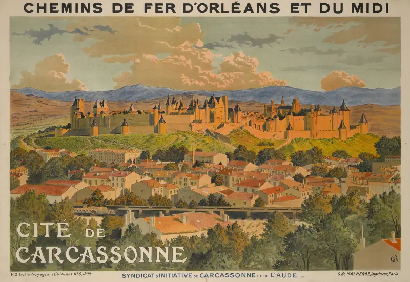 Cité de Carcassonne av Eugène Grasset