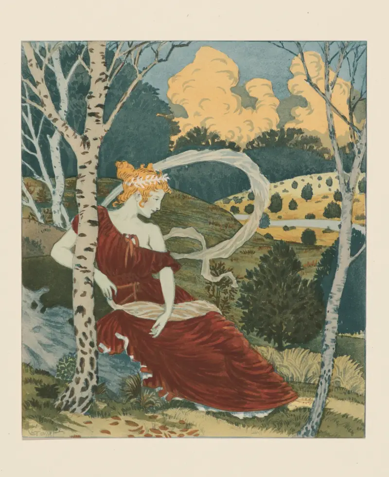 W lesie, Eugène Grasset