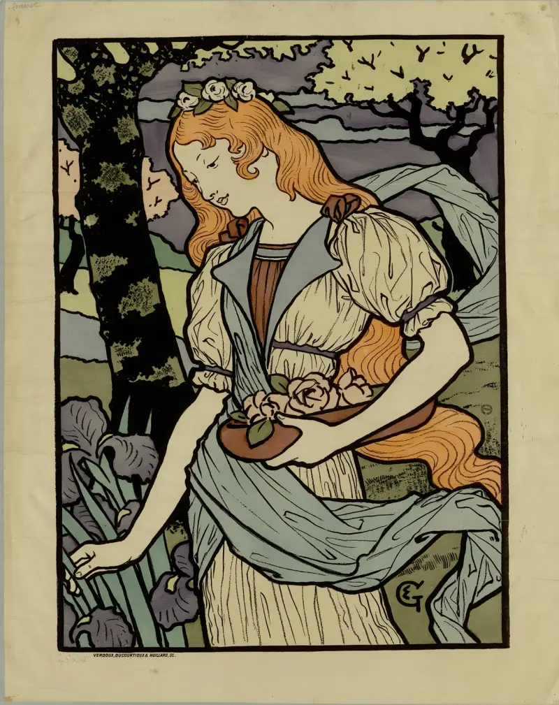 Utställning av konstnärer-dekoratörer, London, Grafton Gallery av Eugène Grasset