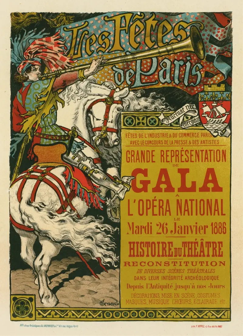 Fêtes De Paris av Eugène Grasset