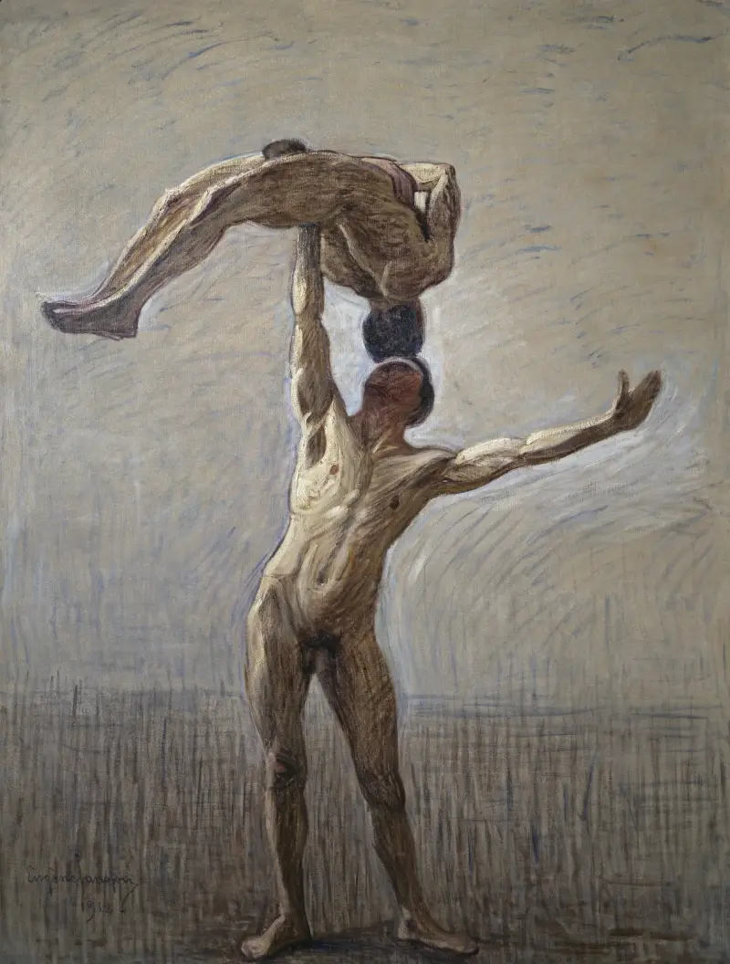 Athletes, Eugène Jansson