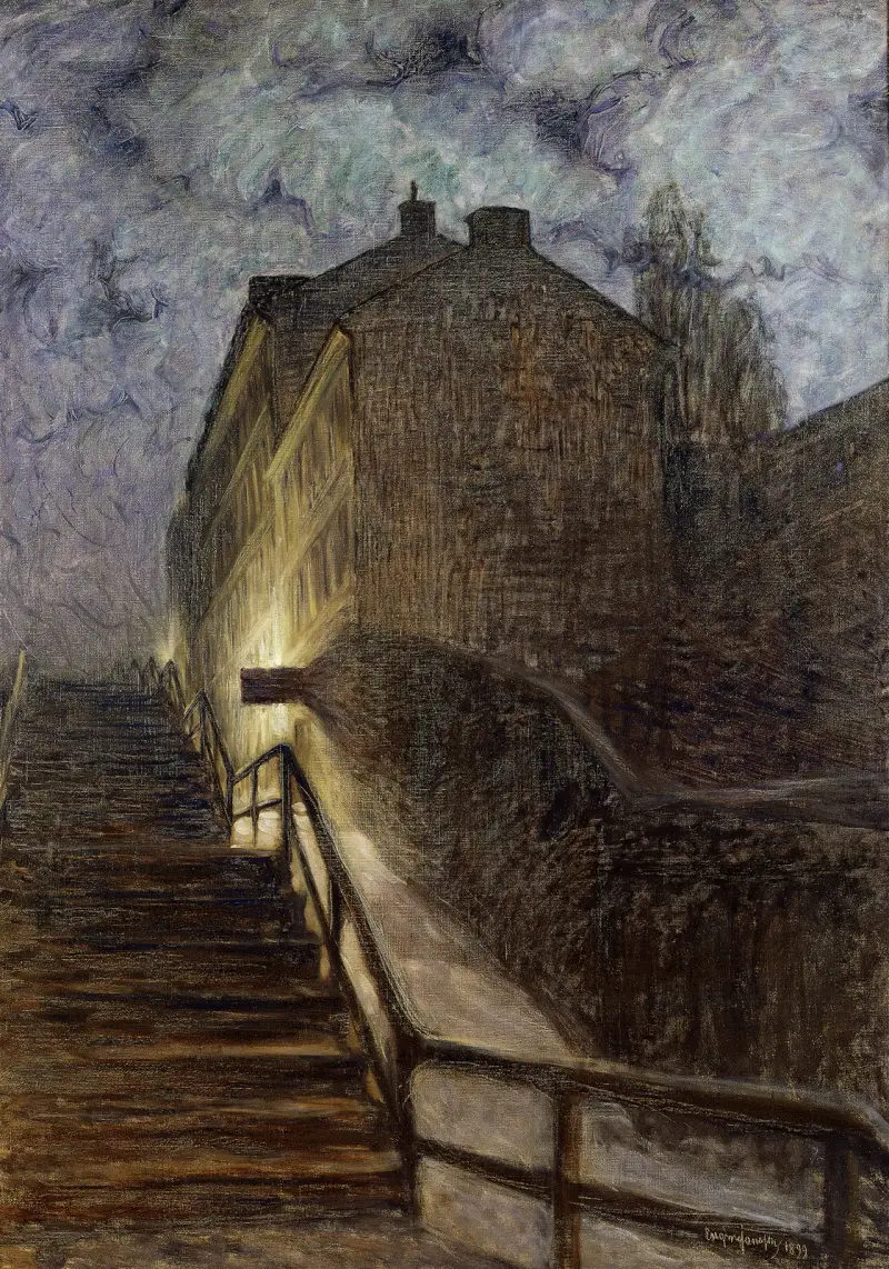 Motiv von der Timmermansgatan von Eugène Jansson