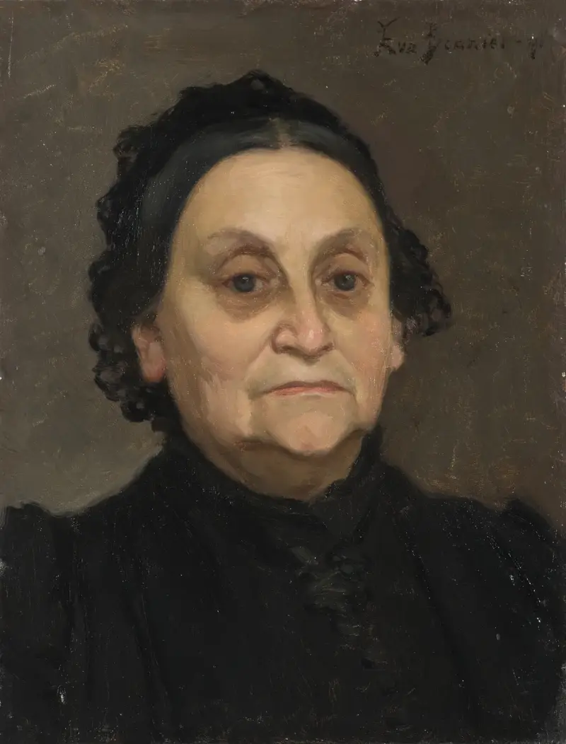 Fru Hilda Schönthal (1824–1892) av Eva Bonnier