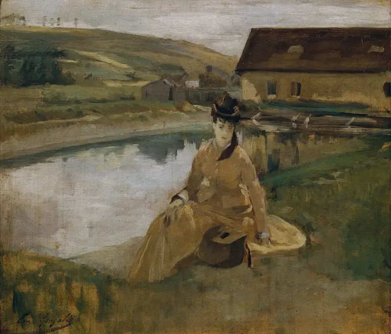 Nad wodą, Eva Gonzalès