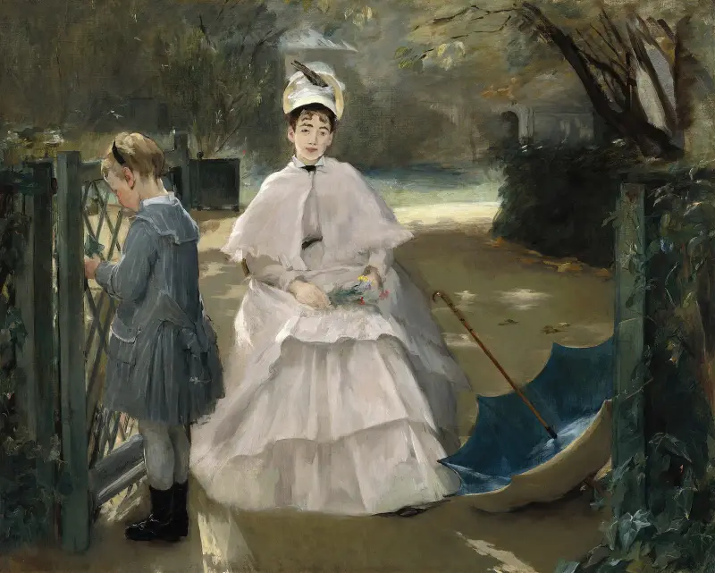 Nanny and Child av Eva Gonzalès