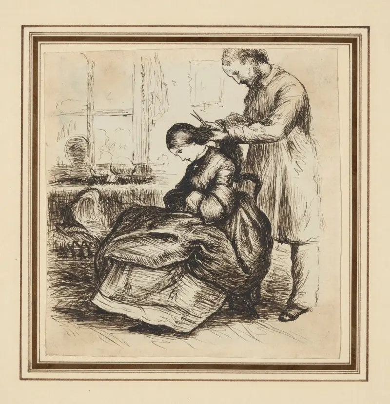 Hår till salu av Sir John Everett Millais