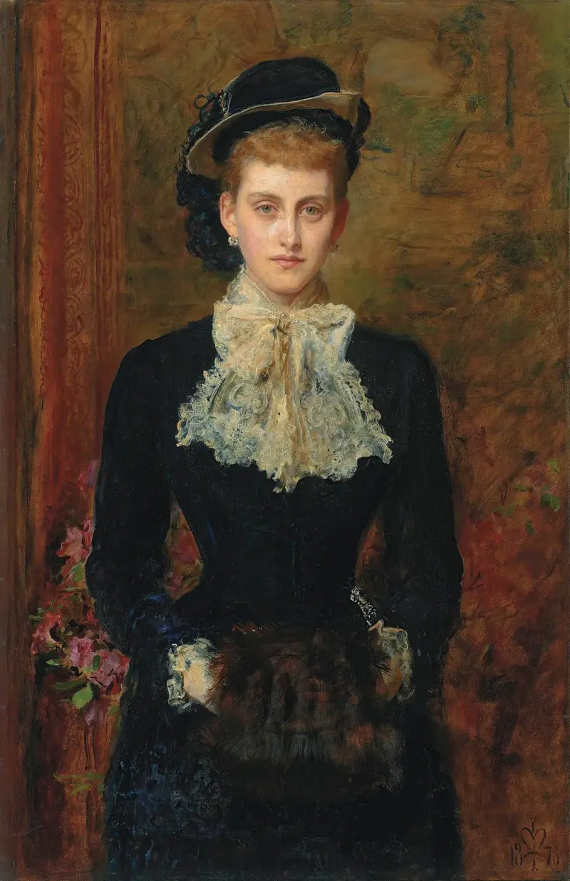 Grevinnan de Pourtalès, tidigare mrs Sebastian Schlesinger av Sir John Everett Millais
