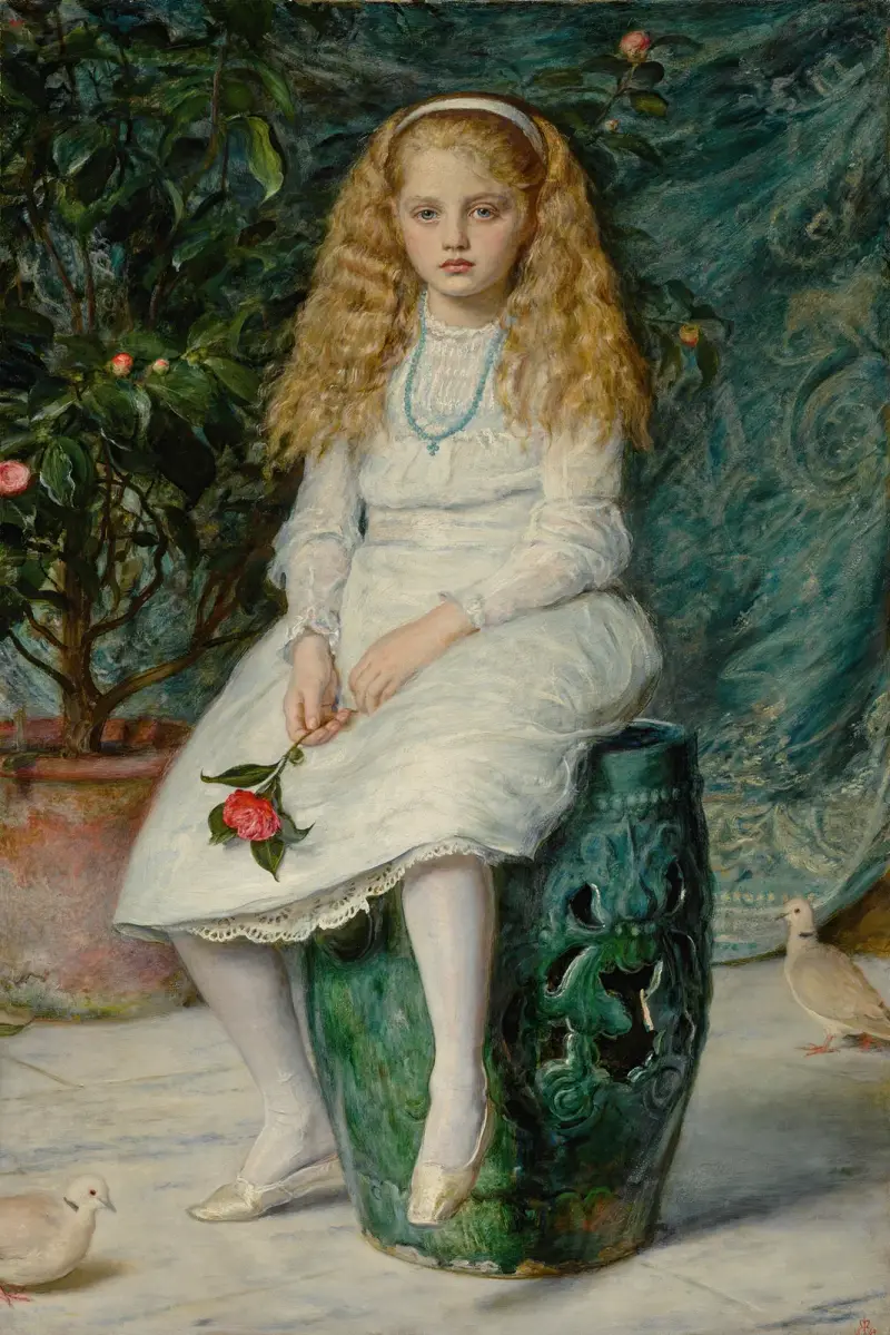 Nina, dotter till Frederick Lehmann av Sir John Everett Millais