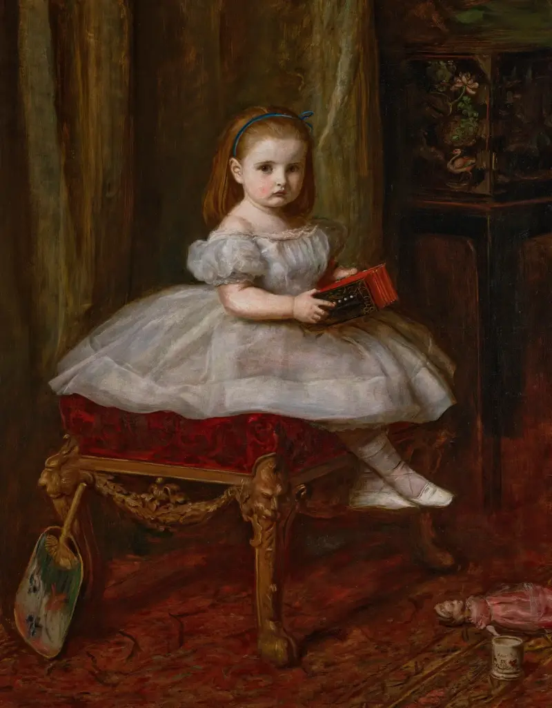 Porträtt av Miss Davison av Sir John Everett Millais