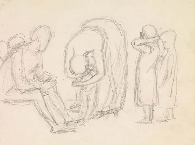 Tennysons Dora – Figurenstudien von Sir John Everett Millais