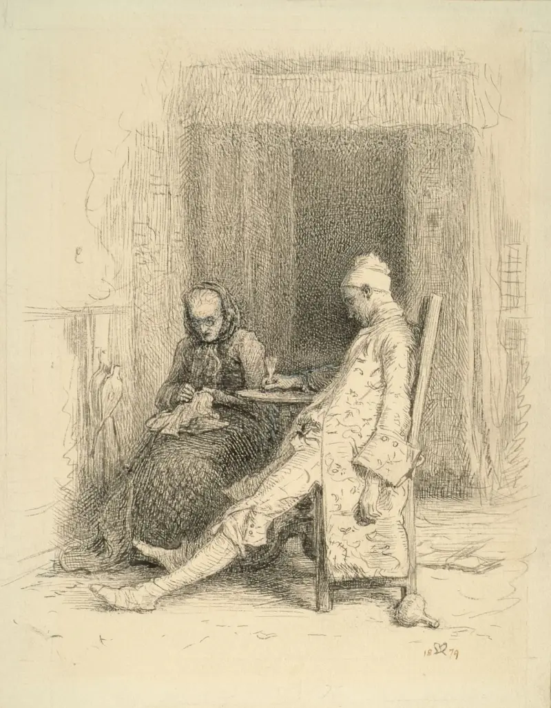 Thackerays Barry Lyndon – Barry Lyndons sista dagar av Sir John Everett Millais