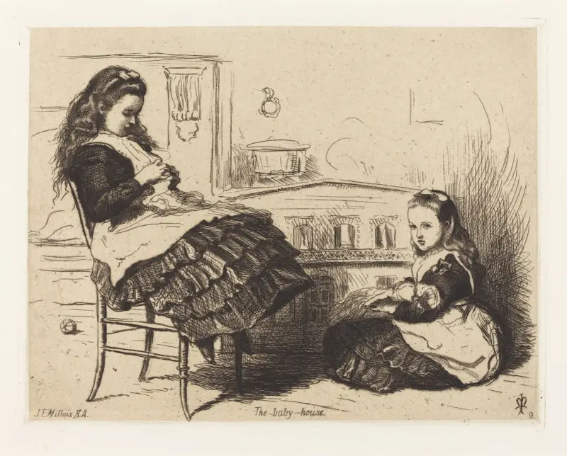 The Doll House av Sir John Everett Millais