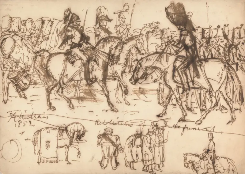 Das Begräbnis des Herzogs von Wellington von Sir John Everett Millais