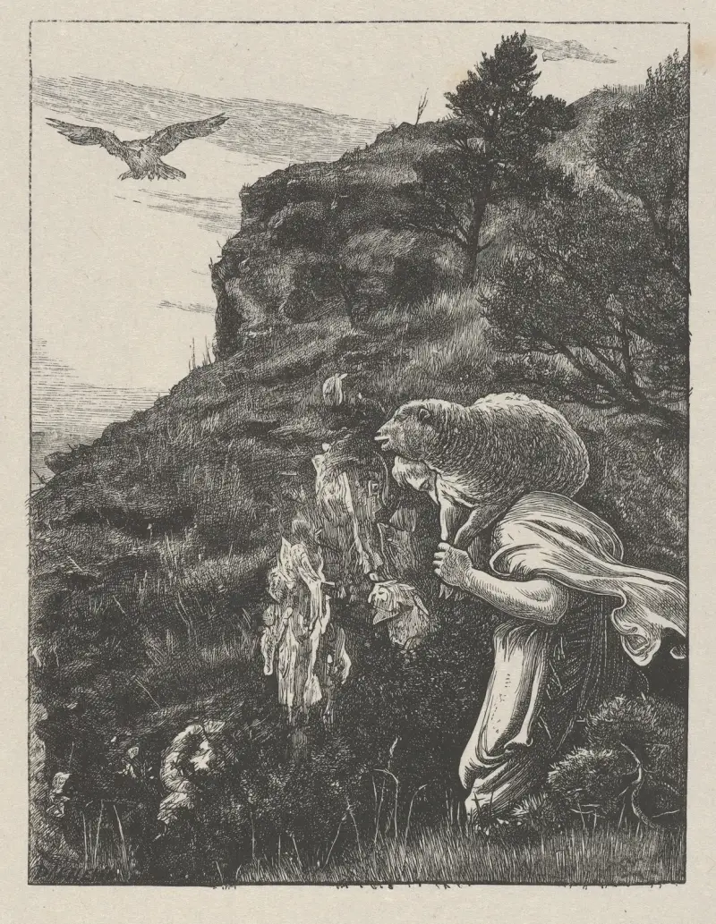 Ztracená ovce, Sir John Everett Millais