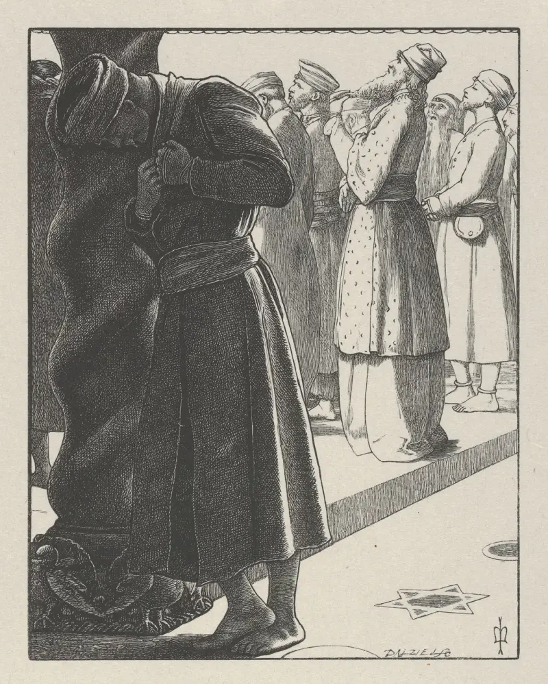 Farisén och publikanen av Sir John Everett Millais