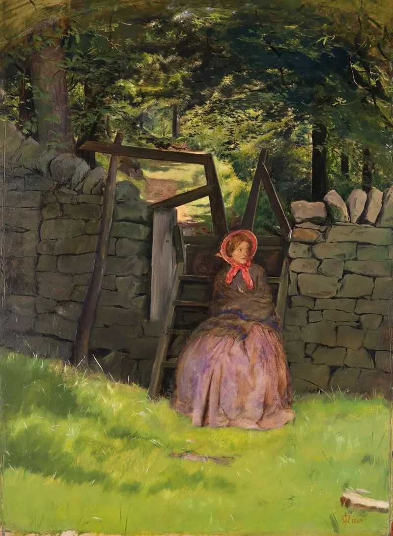 Oczekiwanie, Sir John Everett Millais