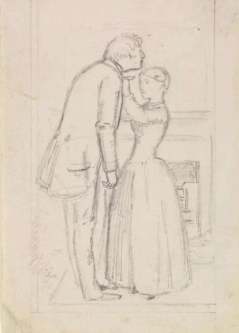 Wilkie Collins Mr Wrays kassaskrin – figurstudie av Sir John Everett Millais