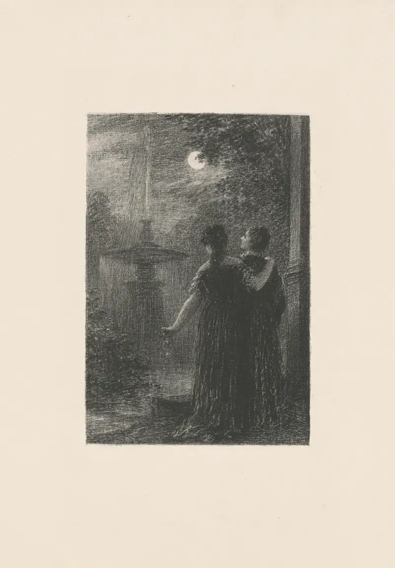 Béatrice et Bénédict. Första akten. Nocturne av Henri Fantin-Latour