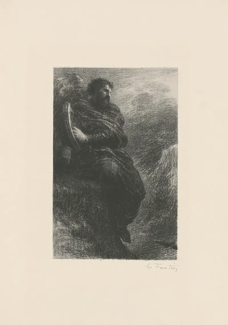 Harold i Italien. I bergen av Henri Fantin-Latour