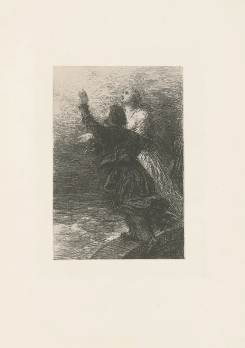 Den flygande holländaren. Akt III av Henri Fantin-Latour