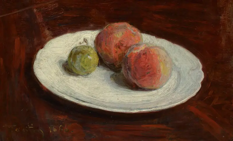 Pêches et prune av Henri Fantin-Latour