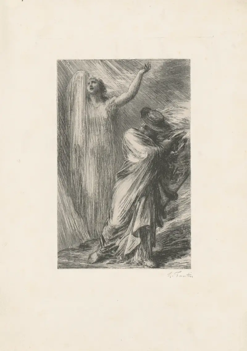 Siegfried. Akt III. Erdin zjev, Henri Fantin-Latour