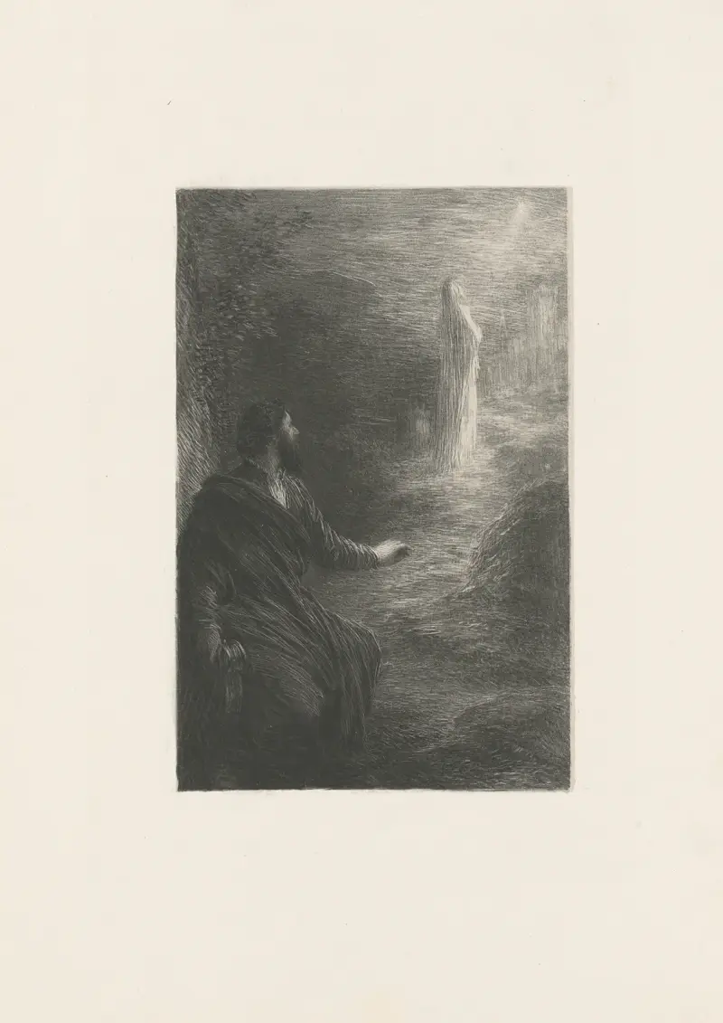 Tannhäuser. Akt III. Aftonstjärnan av Henri Fantin-Latour