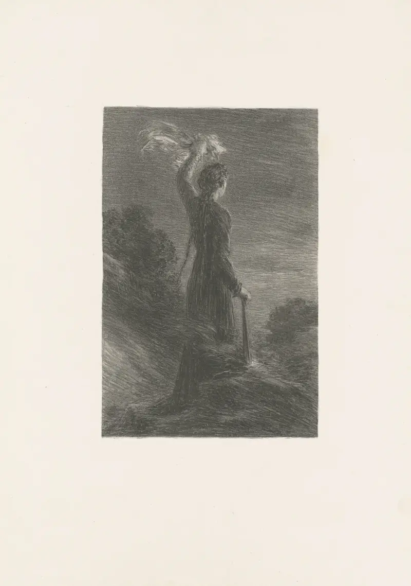 Tristan und Isolde. 2. Akt. Signal in der Nacht von Henri Fantin-Latour