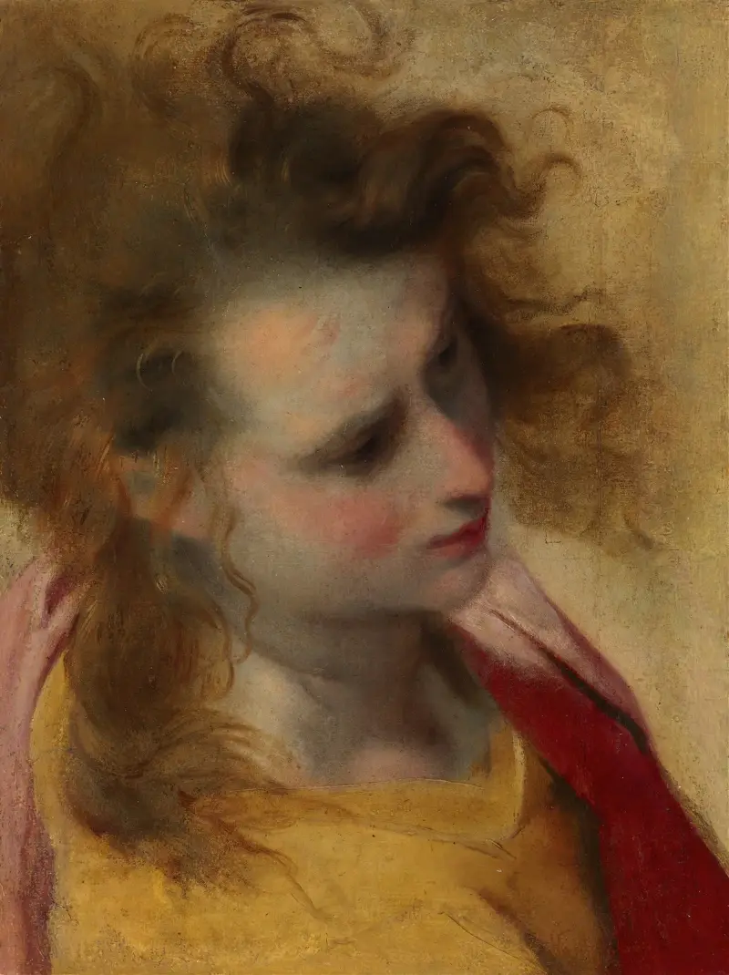 Das Haupt des heiligen Johannes des Evangelisten von Federico Barocci