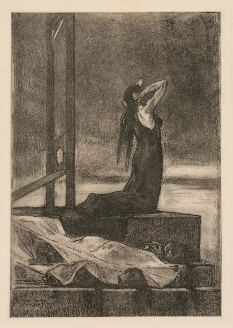 Kara śmierci; Ból śmierci, Félicien Rops