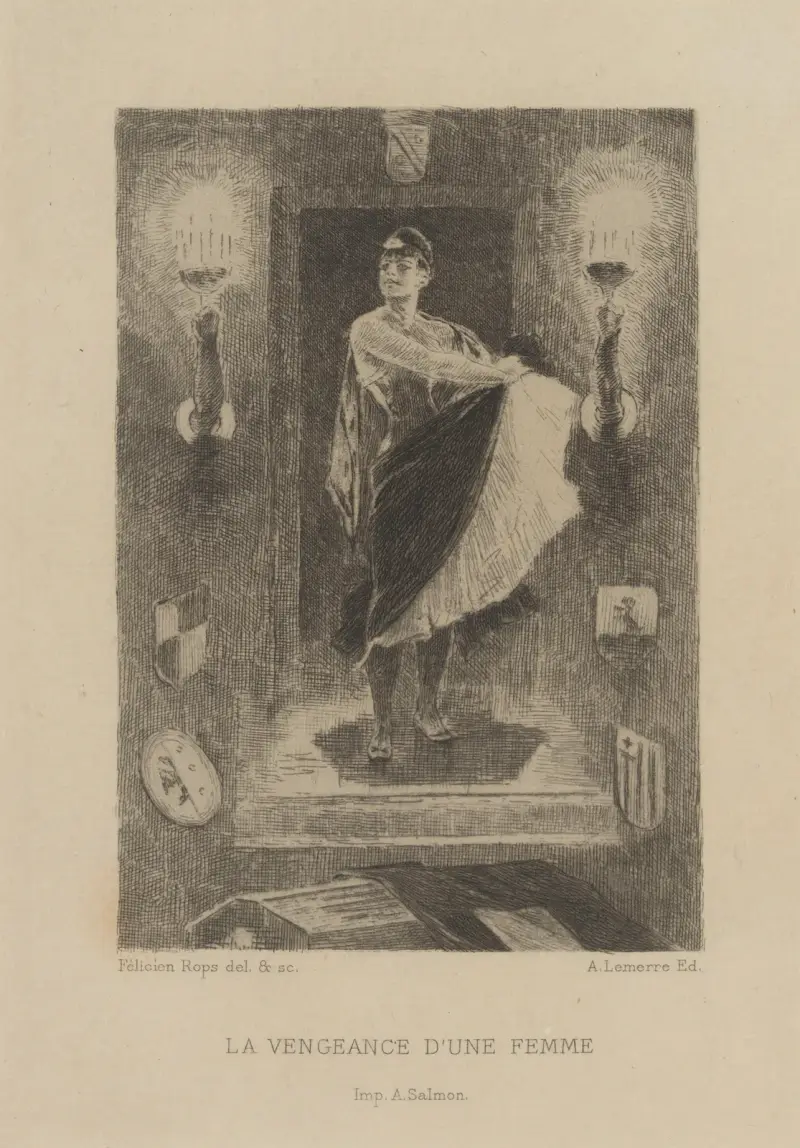 En kvinnas hämnd av Félicien Rops