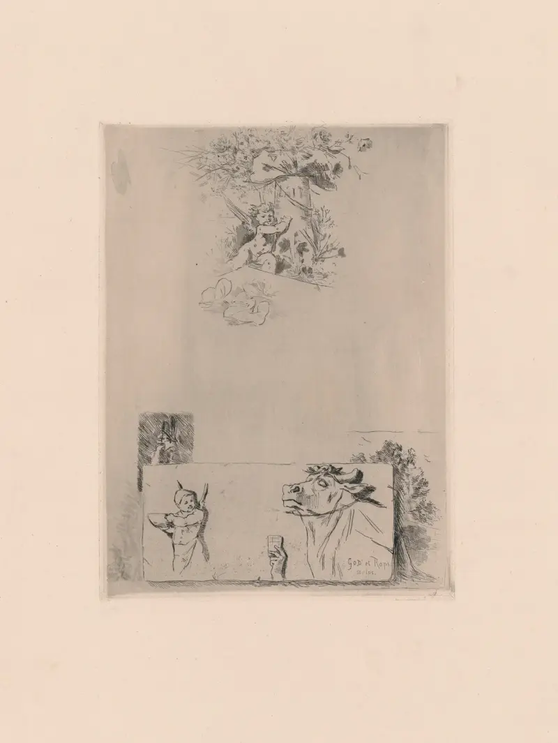 Der Milchtopf von Félicien Rops