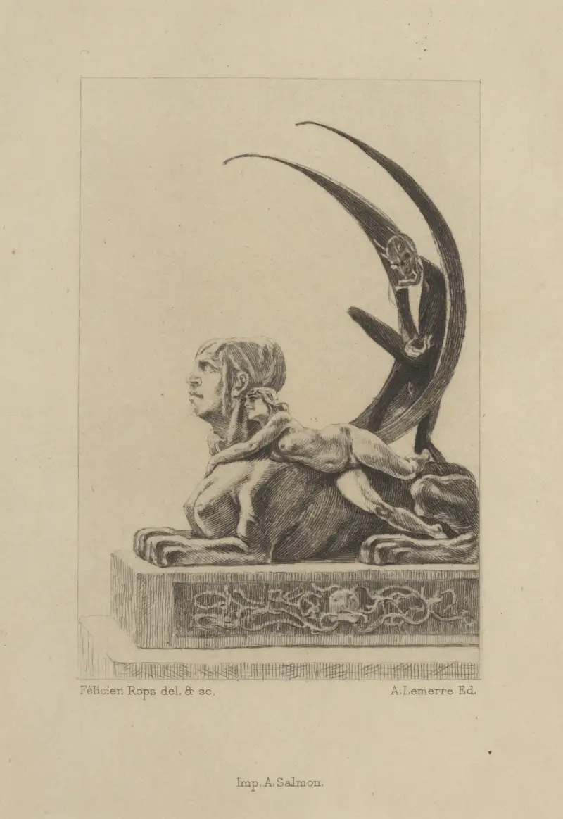 Die Sphinx von Félicien Rops