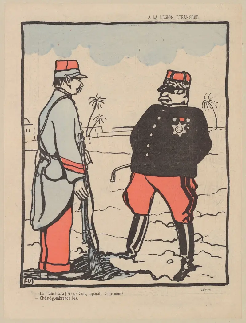 A la legion Étrangère av Félix Vallotton