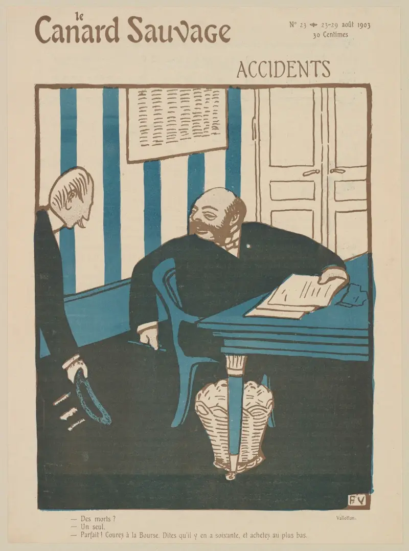 Accidents av Félix Vallotton