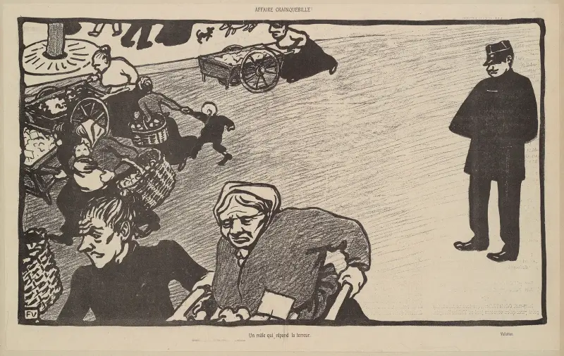 Affäre Crainquebille von Félix Vallotton