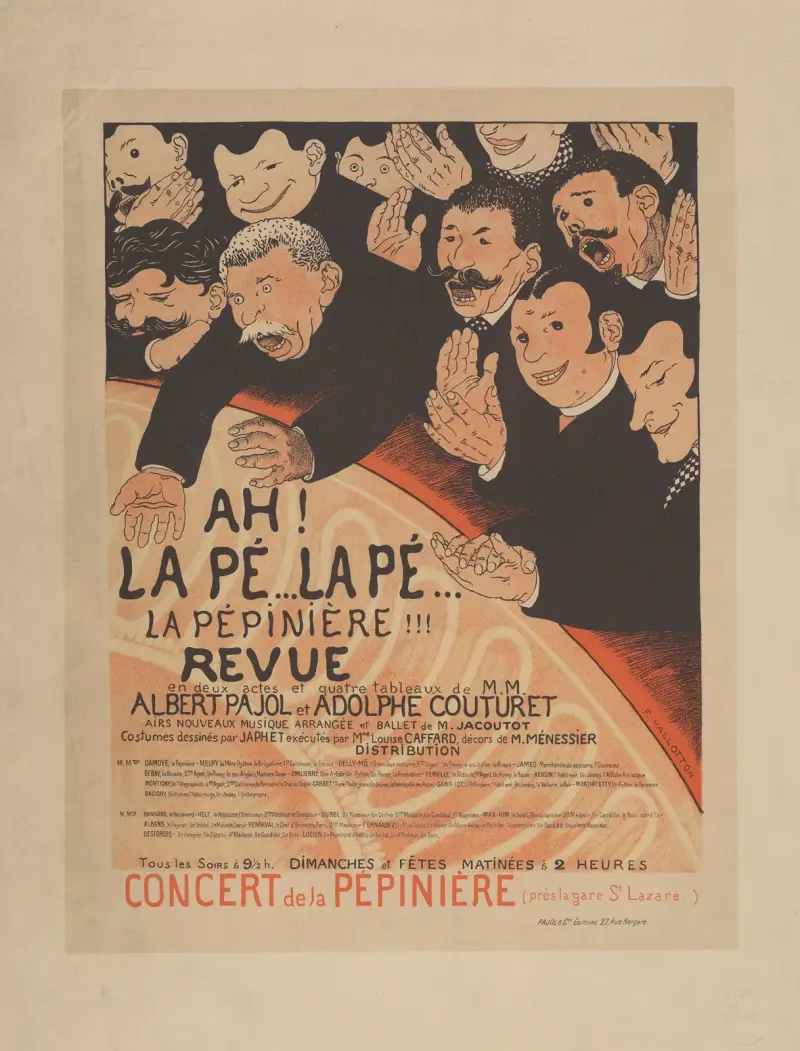 Ah! La Pé… La Pé… La Pépinière!!! av Félix Vallotton