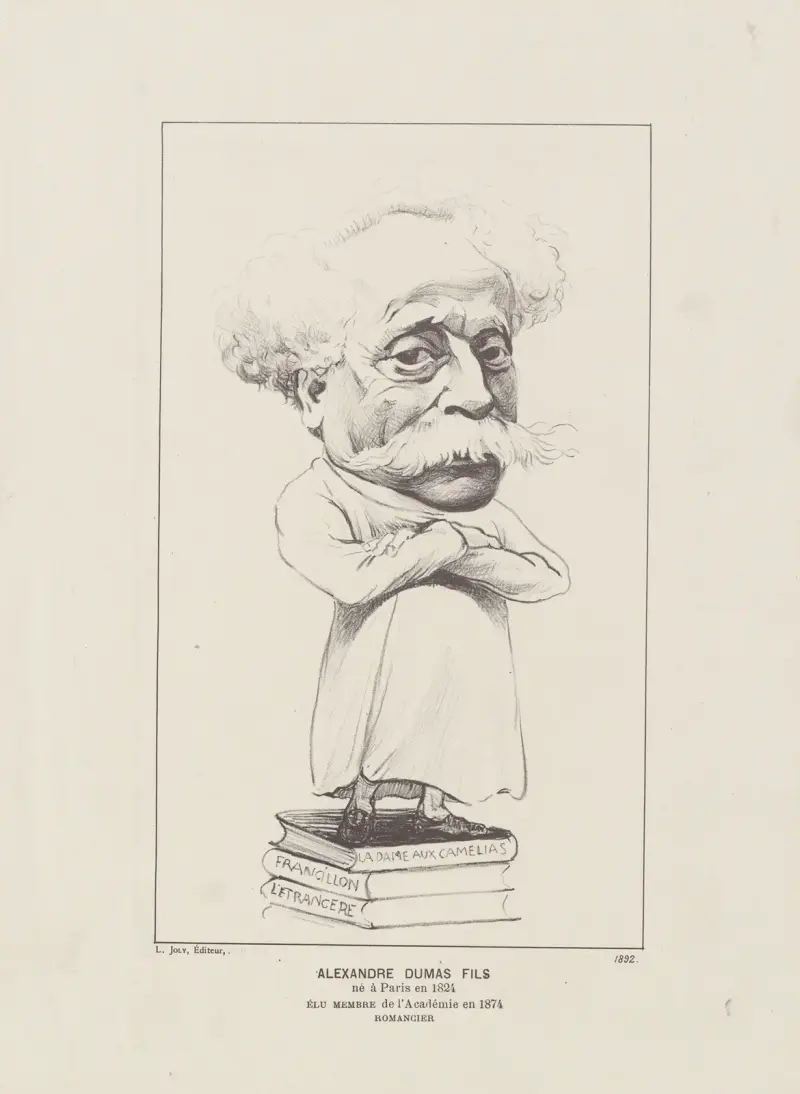 Alexandre Dumas den yngre av Félix Vallotton