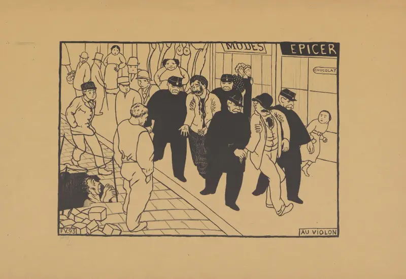 Au violon av Félix Vallotton