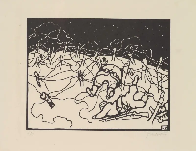 Barbed Wire (Les Fils de Fer) av Félix Vallotton