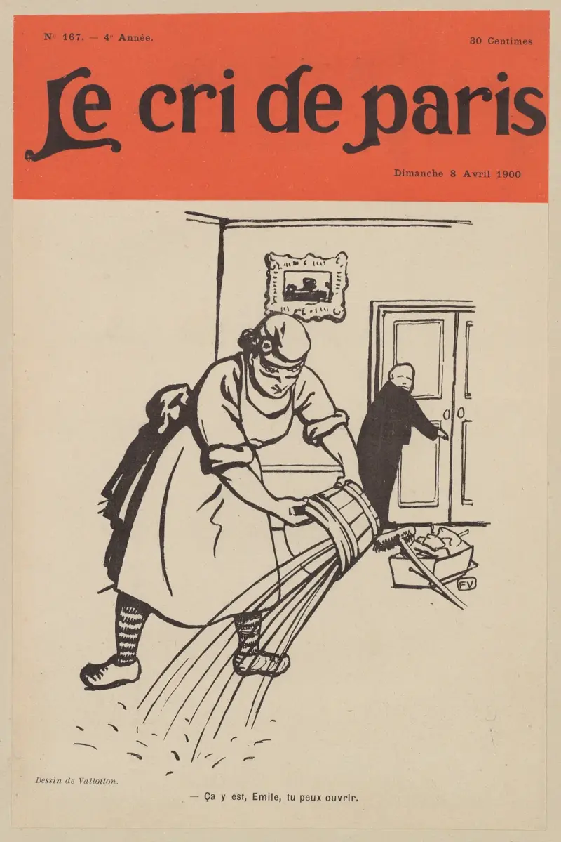 Klart, Émile, du kan öppna av Félix Vallotton