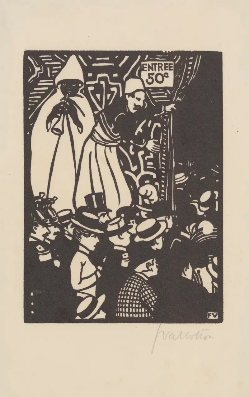 Káhirská ulice (Rue du Caire), Félix Vallotton