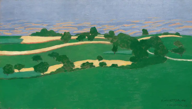 Corn Fields av Félix Vallotton