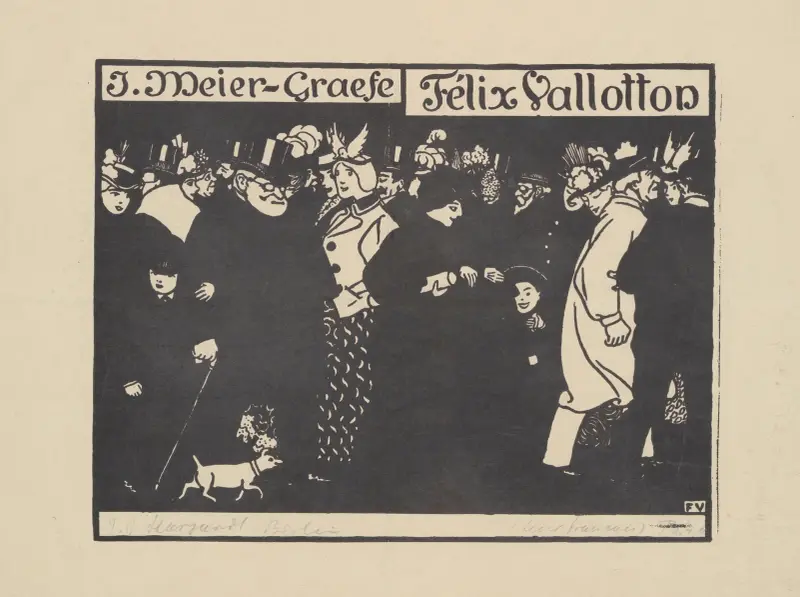 Omslag till J. Meier-Graefes bok av Félix Vallotton