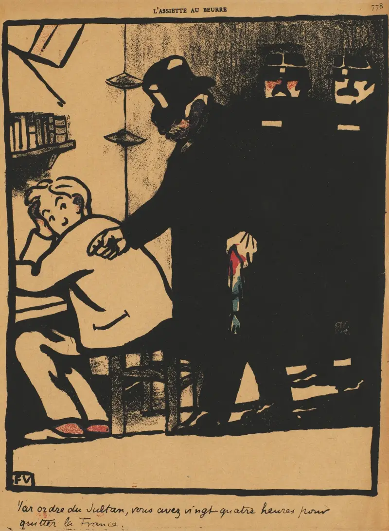 Brott och straff; På sultanens befallning… av Félix Vallotton
