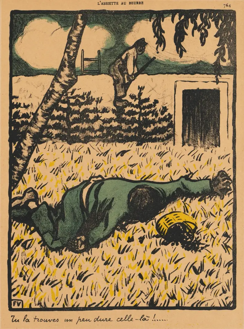 Brott och straff; Du kommer att finna att den är rätt svår! av Félix Vallotton