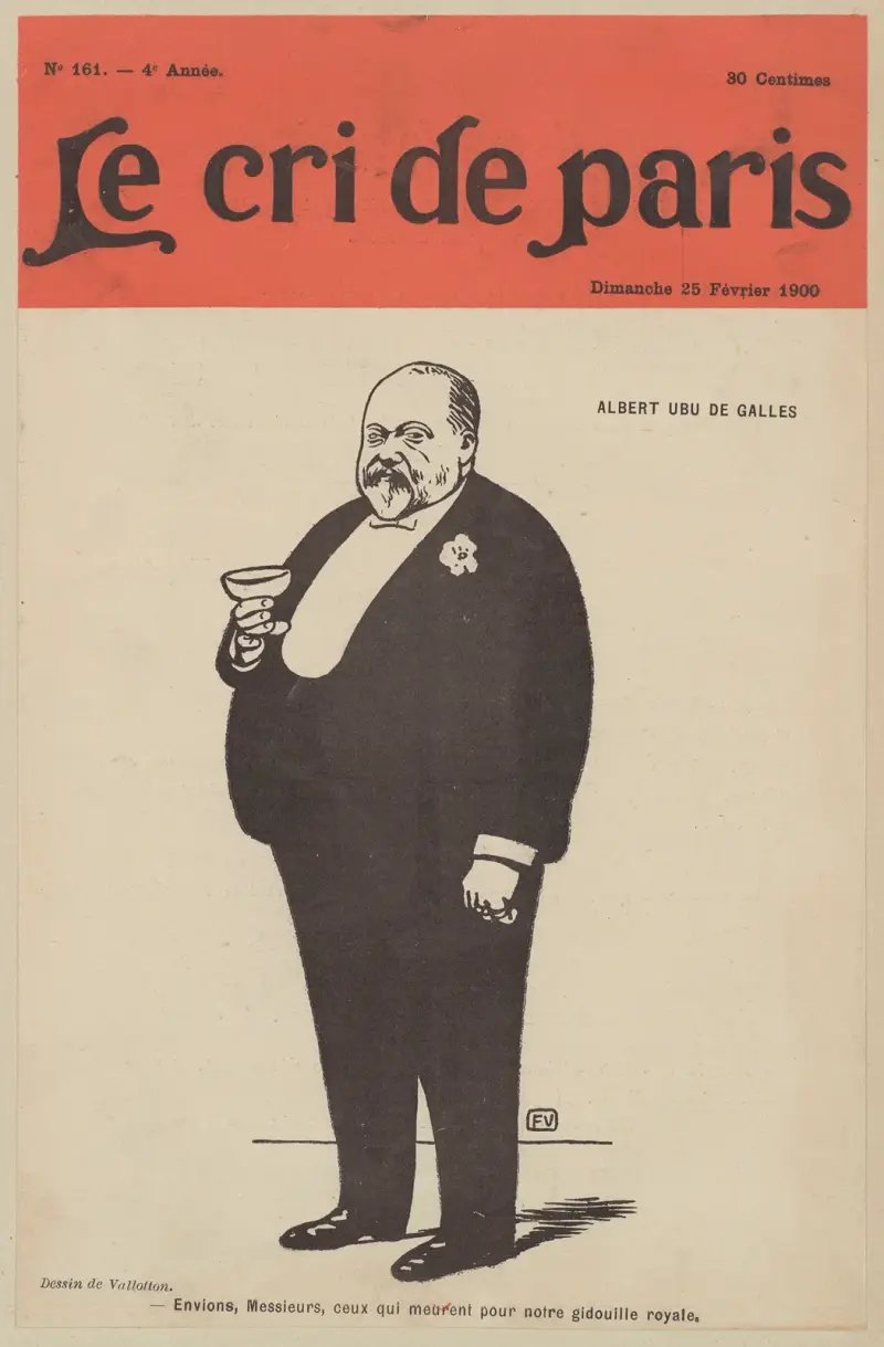 Låt oss avundas, mina herrar, dem som dör för vår kungliga buk av Félix Vallotton
