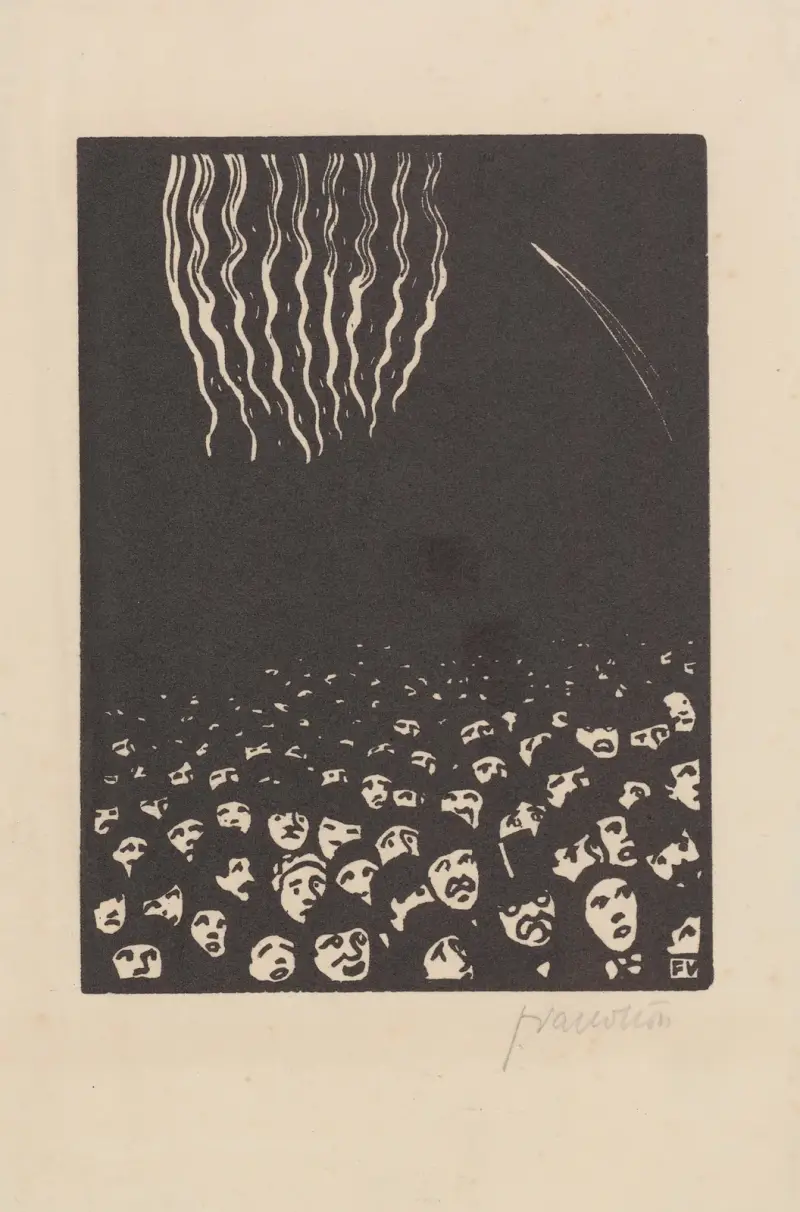 Ohňostroj, Félix Vallotton