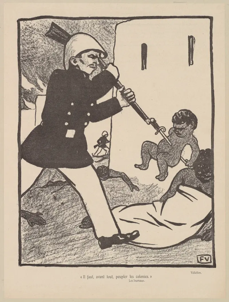 Framför allt måste kolonierna befolkas av Félix Vallotton
