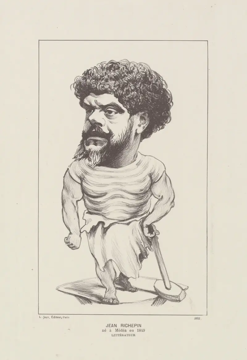 Jean Richepin av Félix Vallotton